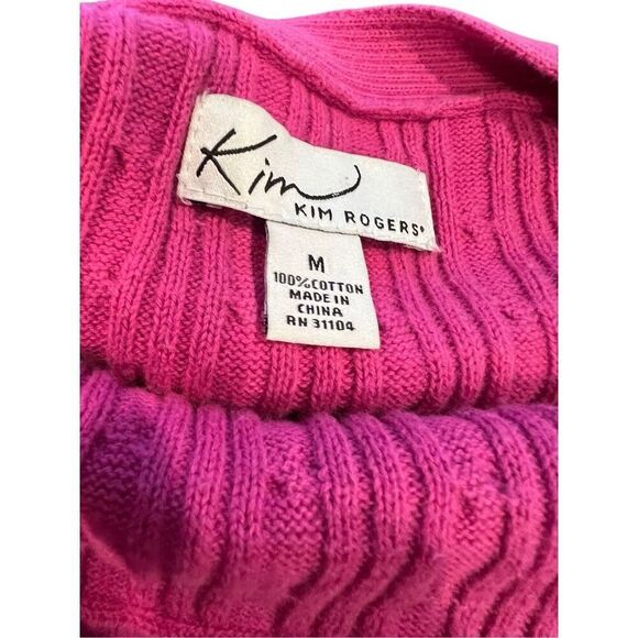 Kim Rogers  Pink Sweater size  M - Picture 2 of 7